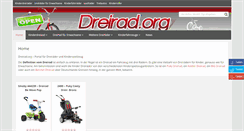 Desktop Screenshot of dreirad.org