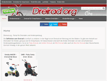 Tablet Screenshot of dreirad.org